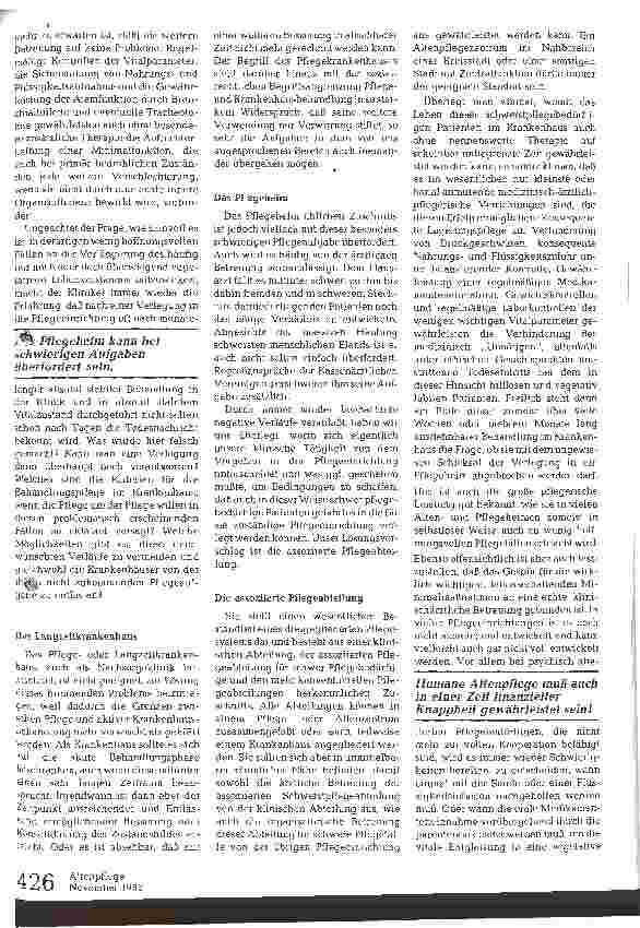 Vorschauseite 2: Die assoziierte Pflegeabteilung