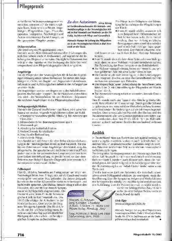 Vorschauseite 4: Time is Brain Schlaganfall - Was nun?