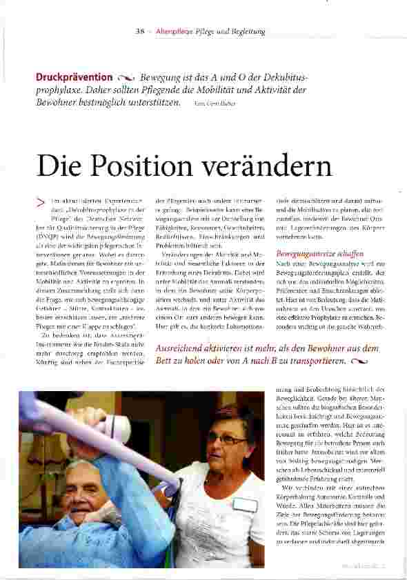 Vorschauseite 1: Die Position verändern
