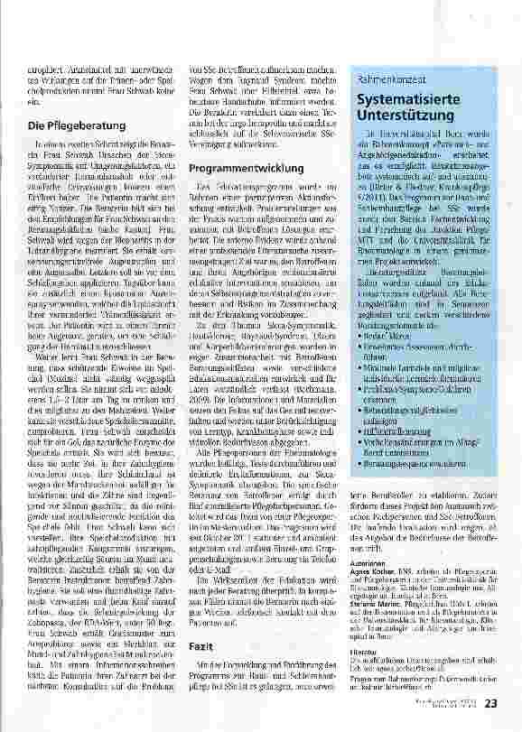 Vorschauseite 2: Hautund Schleimhautpflege bei Systemsklerose
