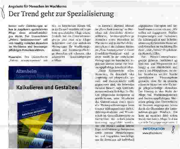 Vorschauseite 1: Der Trend geht zur Spezialisierung