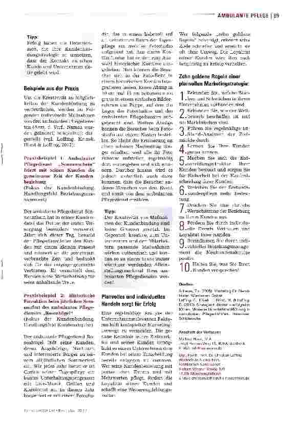 Vorschauseite 3: Den Pflegedienst zur Marke machen