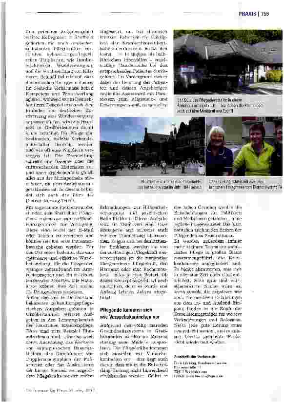 Vorschauseite 3: Ambulante Pflege in Großbritannien