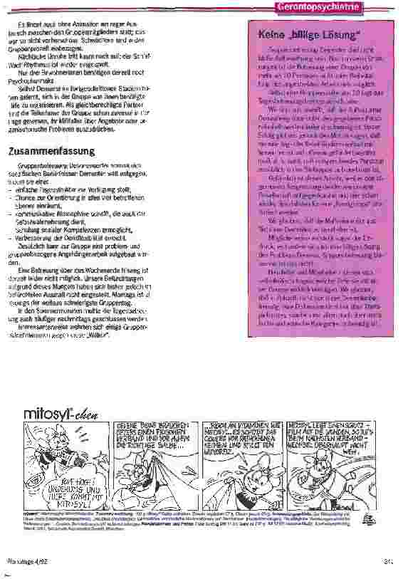 Vorschauseite 3: Demente fanden ihr Lächeln wieder
