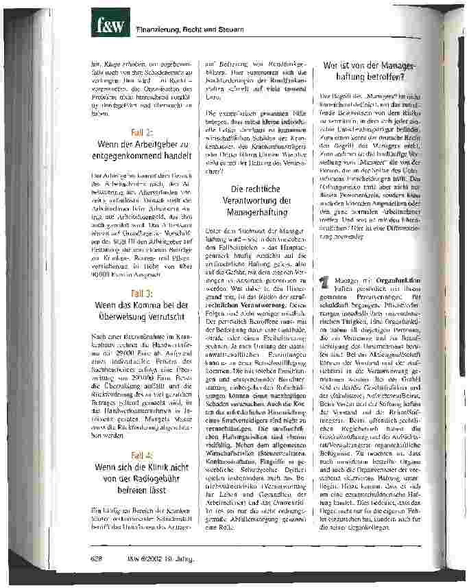 Vorschauseite 2: Fehler im Krankenhaus: Wer haftet mit seinem privaten Vermögen? Die persönliche Haftung der Entscheidungsträger im Krankenhaus reicht weiter, als es den meisten bewusst ist