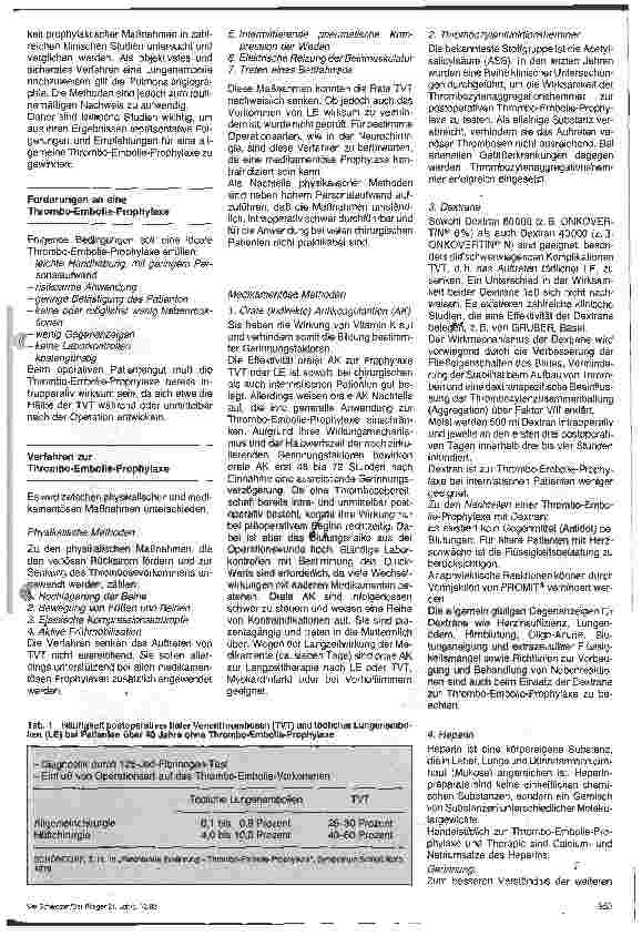 Vorschauseite 2: Thrombo-Embolie-Prophylaxe in der operativen Medizin