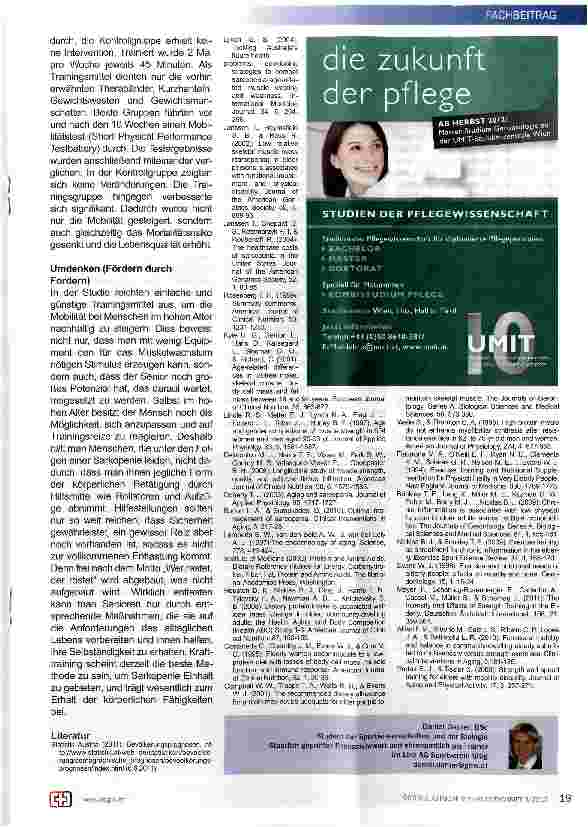 Vorschauseite 4: Krafttraining und Mobilität im Alter