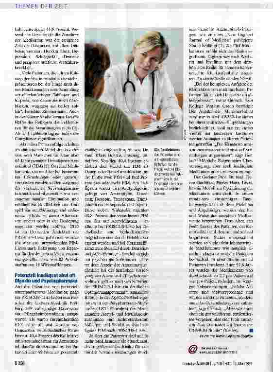Vorschauseite 3: Weniger Medikamente sind oft mehr