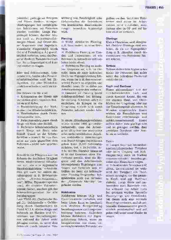 Vorschauseite 2: Persönliche Hygiene der Beschäftigten