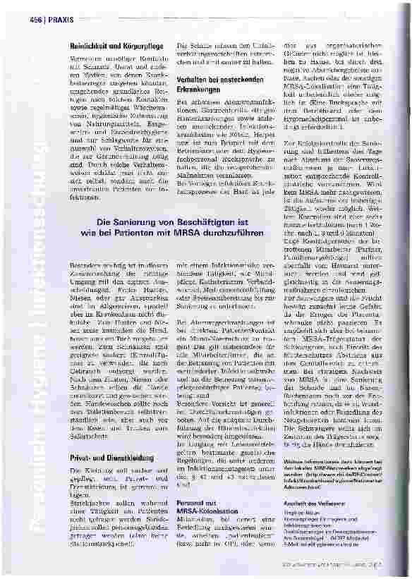 Vorschauseite 3: Persönliche Hygiene der Beschäftigten