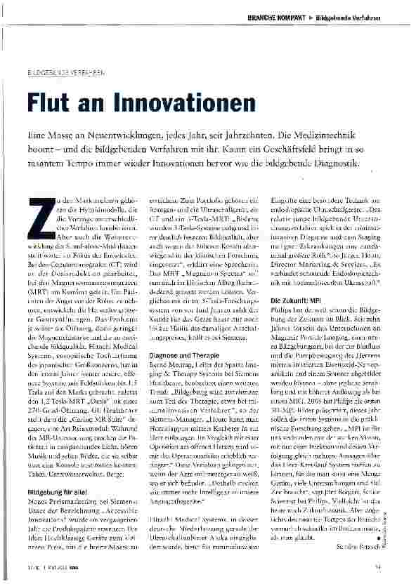 Vorschauseite 1: Flut an Innovationen