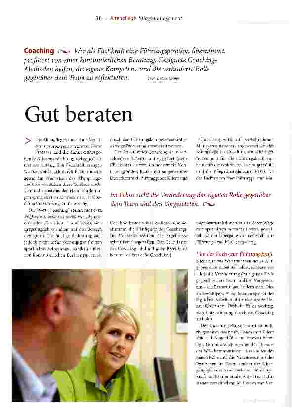 Vorschauseite 1: Gut beraten