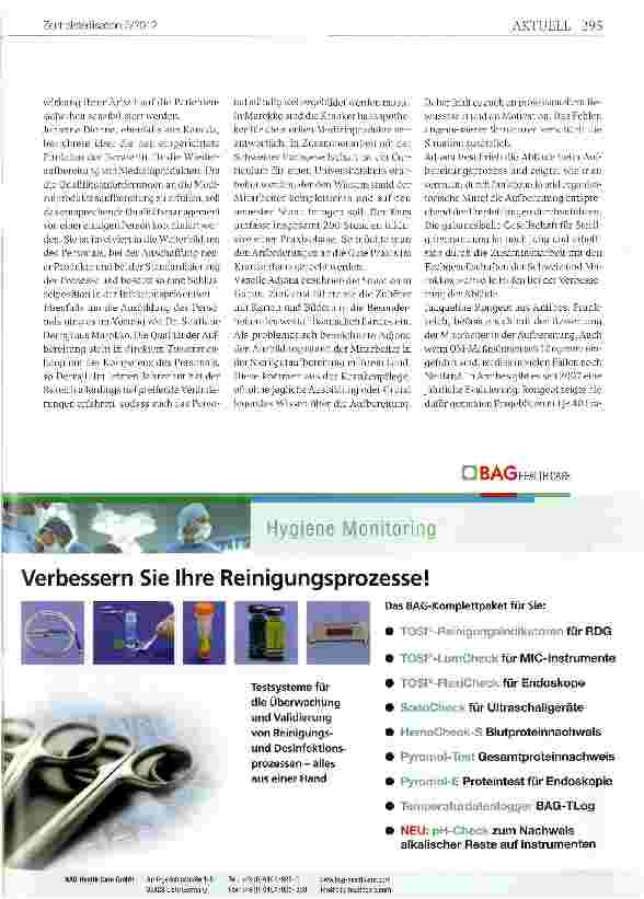 Vorschauseite 2: Internationaler Austausch in der Muttersprache 1. Internationale französischsprachige Sterilisationstage (JIFS) in Genf, 28. - 29. September 2012