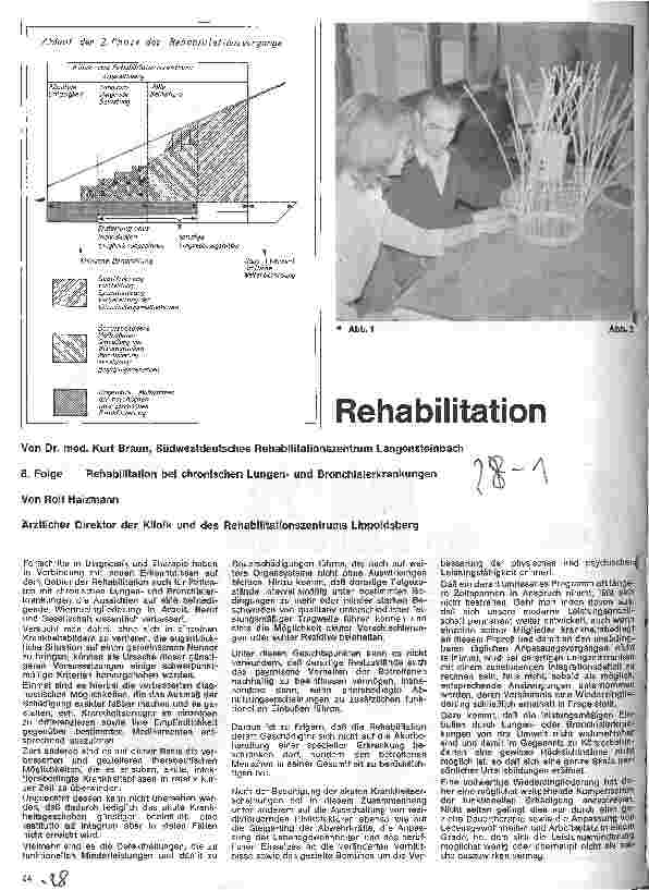 Vorschauseite 1: Rehabilitation // 8. Folge: Rehabilitation bei chronischen Lungenund Bronchialerkrankungen