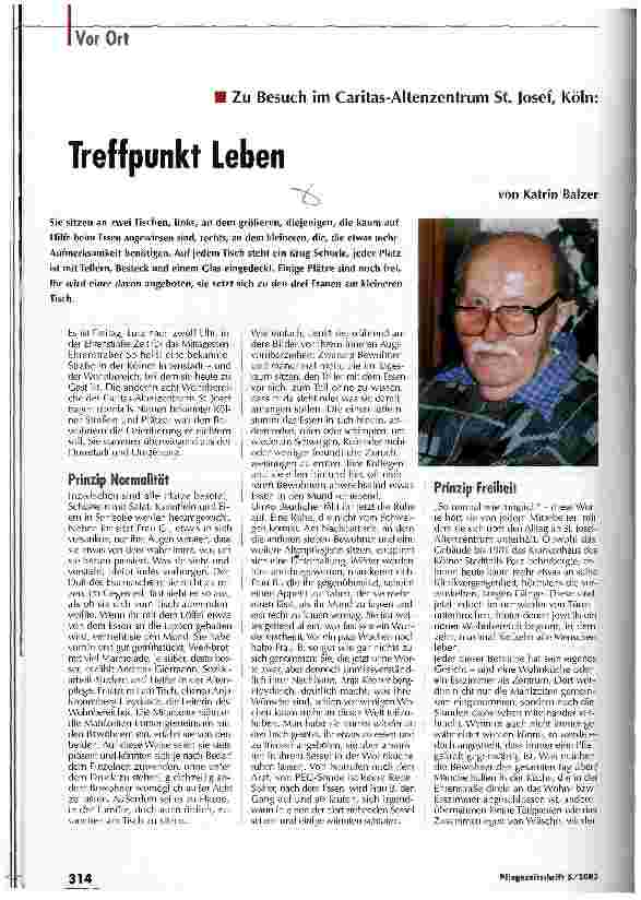 Vorschauseite 1: Treffpunkt Leben