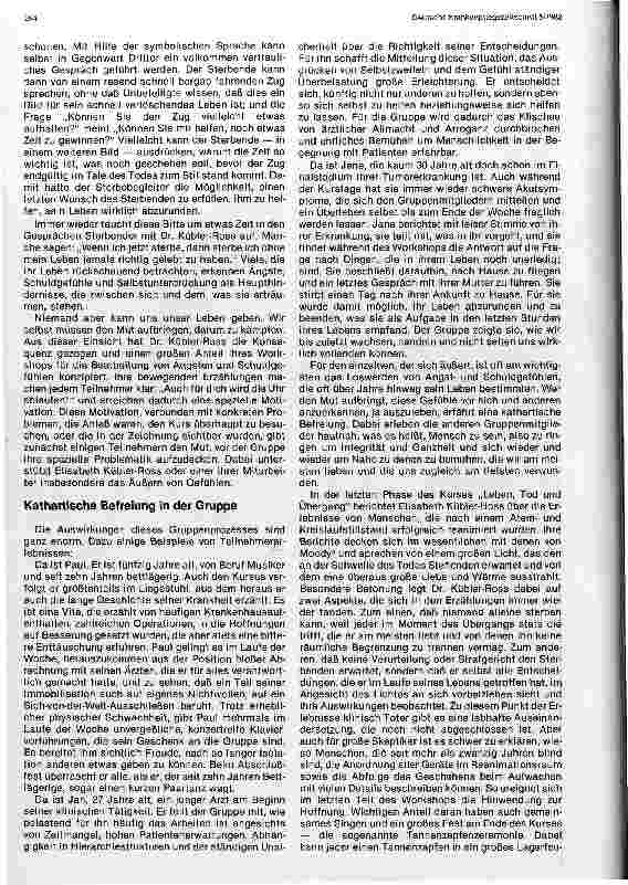 Vorschauseite 2: Leben, Tod und Übergang