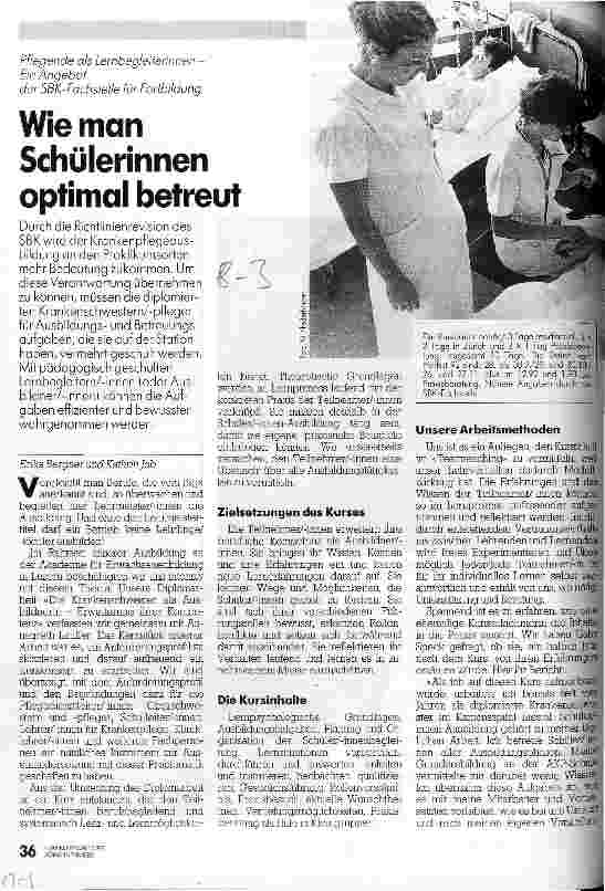 Vorschauseite 1: Wie man Schülerinnen optimal betreut