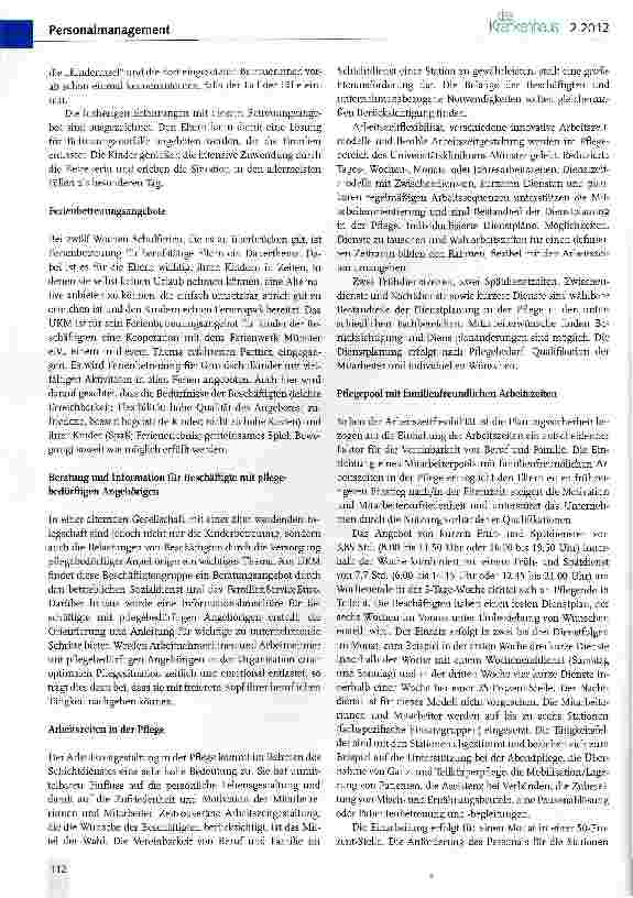 Vorschauseite 4: Führungsaufgabe Vereinbarkeit von Beruf und Familie am Beispiel des Universitätsklinikums Münster