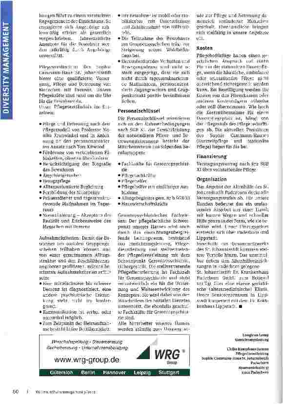 Vorschauseite 2: Wohnen für Menschen mit Demenz