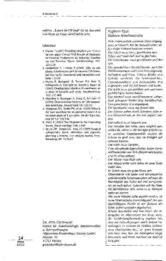 Vorschauseite 3: OP-Management: Welche Wechselstrategie wann?