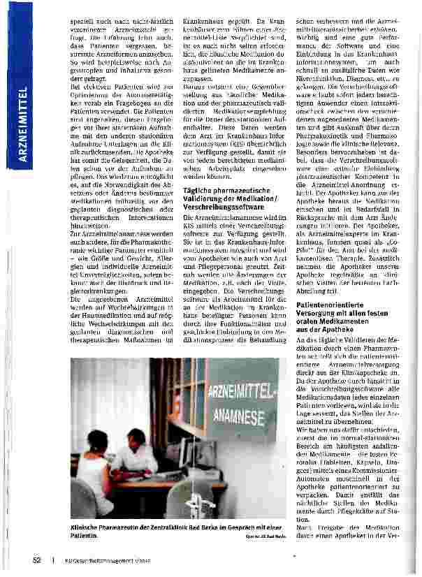 Vorschauseite 2: Im Dienste unserer Patienten