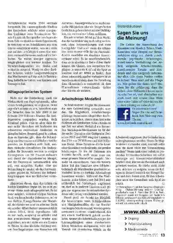 Vorschauseite 4: Mit smarten Pillen zum perfekten Menschen