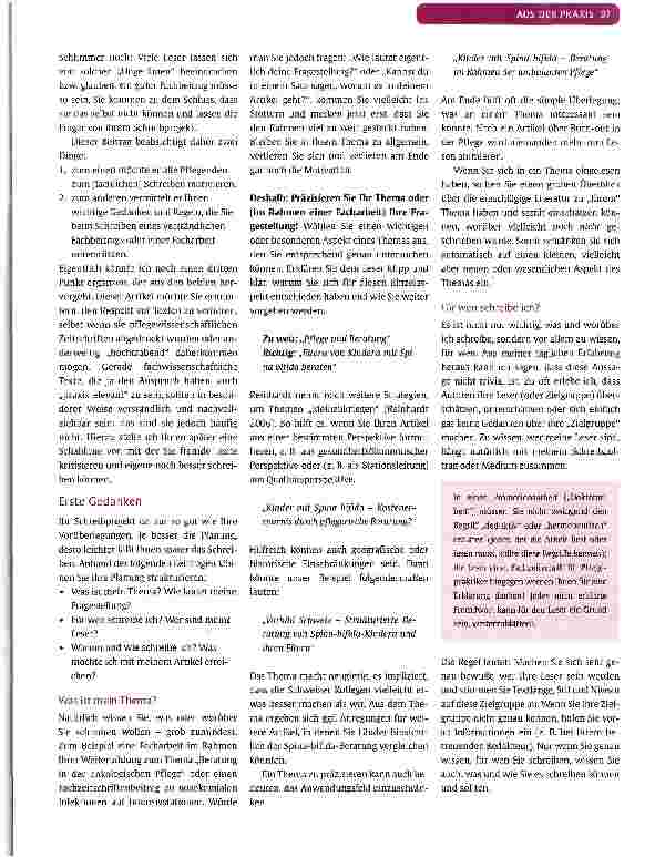 Vorschauseite 2: „Wer soll das lesen?