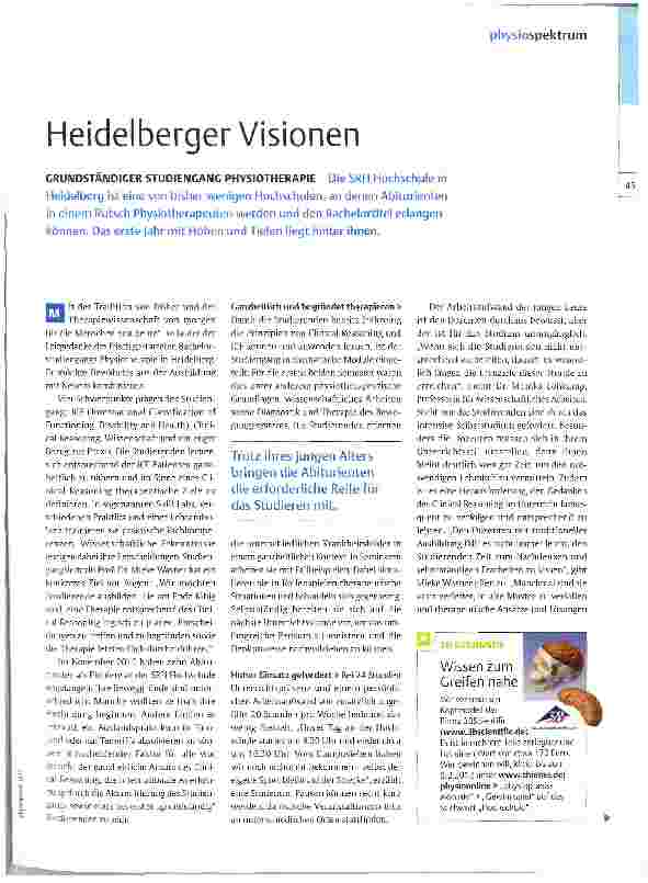 Vorschauseite 1: Heidelberger Visionen