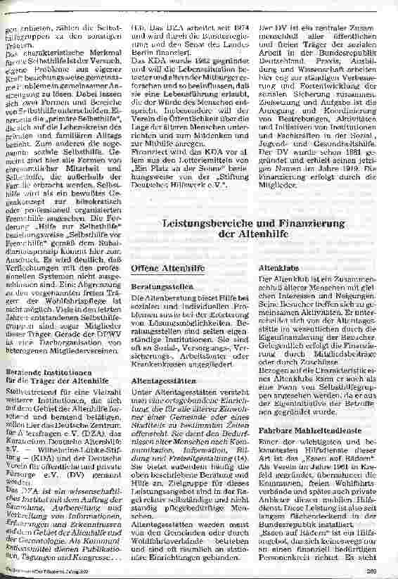 Vorschauseite 6: Das System der Altenhilfe in der BRD