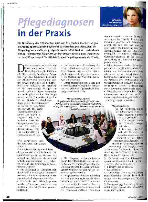 Vorschauseite 1: Pflegediagnosen in der Praxis