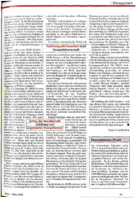 Vorschauseite 2: Höchstleistungen in allen Bereichen