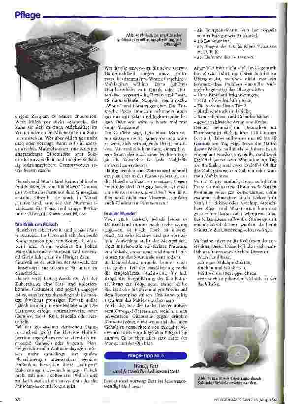 Vorschauseite 3: Ernährungs-Tipps bei Schichtarbeit Pflegen heißt auch sich selber hegen