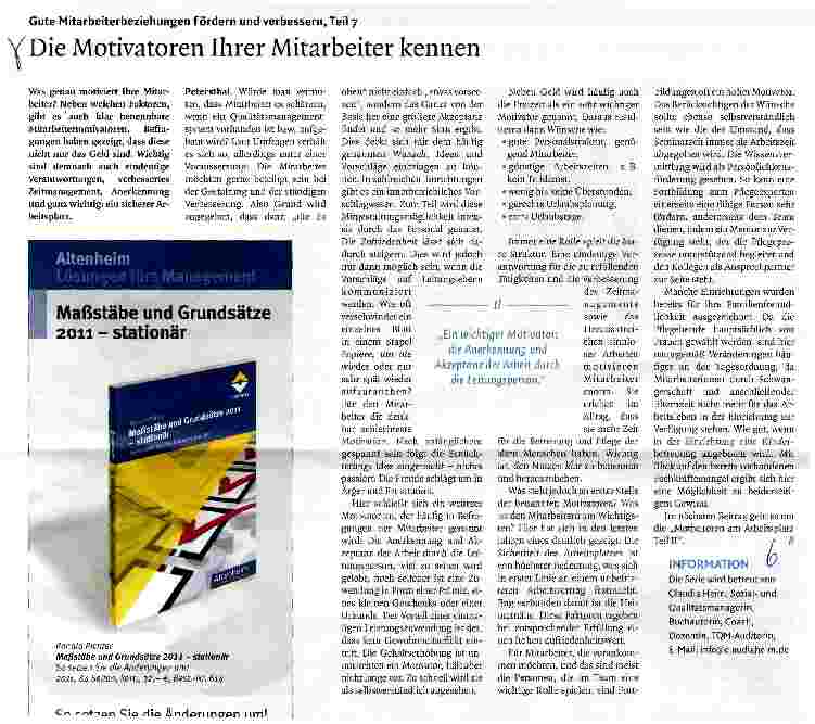 Vorschauseite 1: Die Motivatoren Ihrer Mitarbeiter kennen