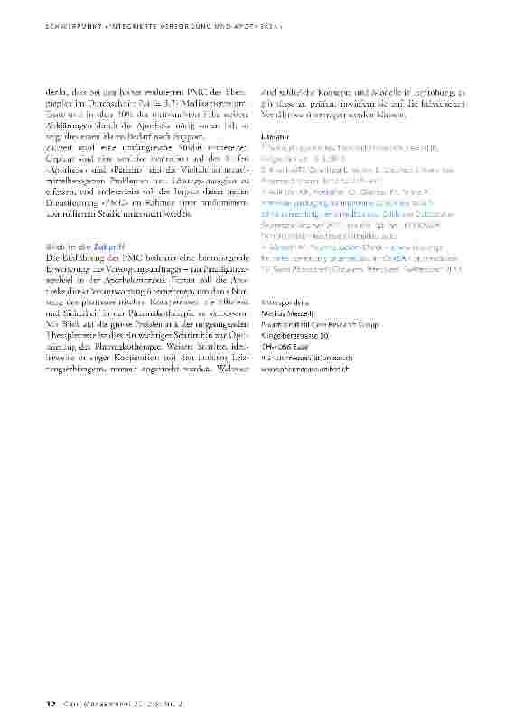 Vorschauseite 3: Bessere Compliance dank Polymedikations-Check
