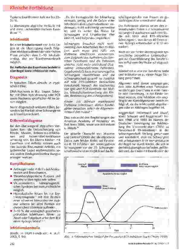 Vorschauseite 2: Ringelröteln - (k)eine harmlose (Kinder-)Krankheit?