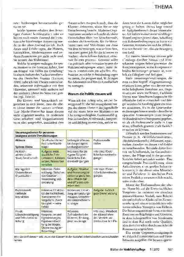 Vorschauseite 2: Vom Steuern und Gegensteuern in der Sozialen Arbeit