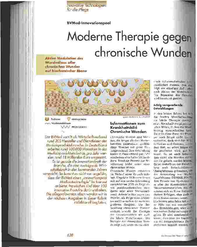 Vorschauseite 1: Moderne Therapie gegen chronische Wunden
