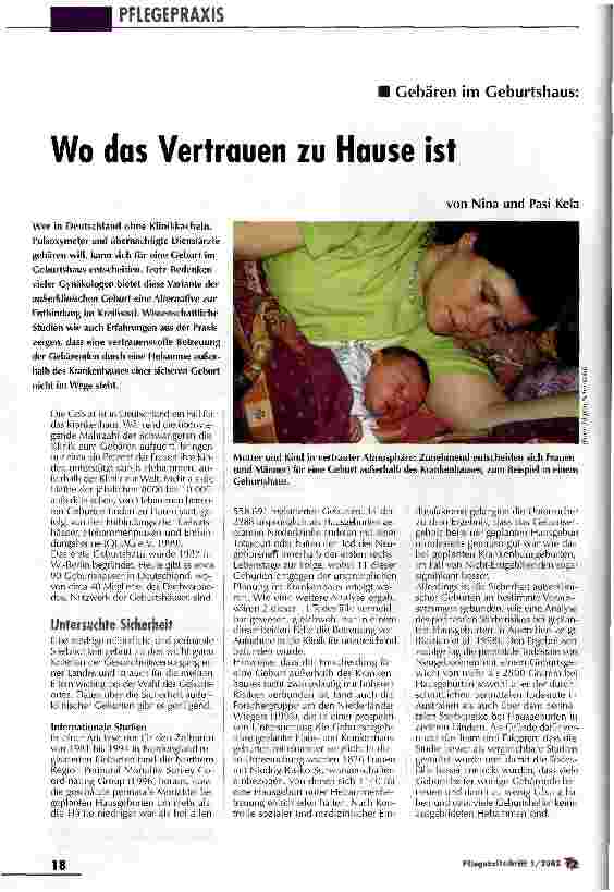 Vorschauseite 1: Wo das Vertrauen zu Hause ist
