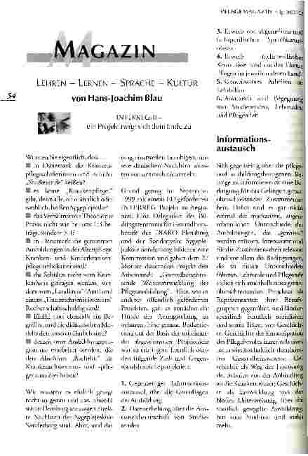Vorschauseite 1: Lehren - Lernen - Sprache - Kultur INTERREG-II - ein Projekt neigt sich dem Ende zu