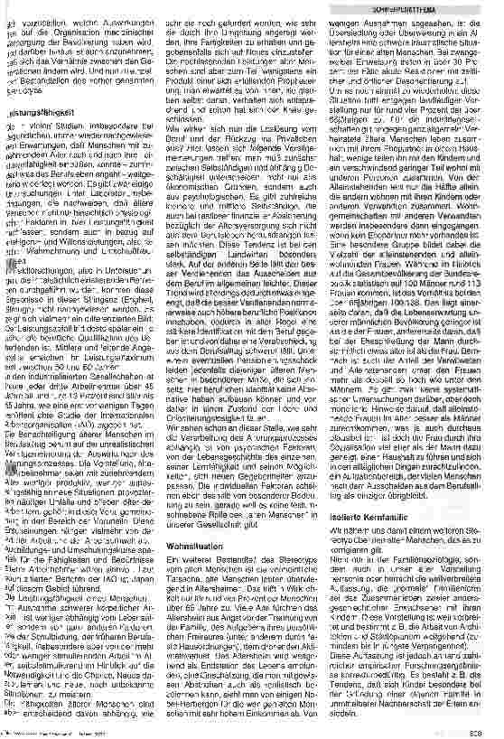 Vorschauseite 2: Der alte Mensch in der Gesellschaft