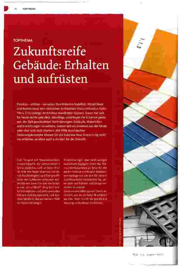 Vorschauseite 1: Zukunftsreife Gebäude: Erhalten und aufrüsten