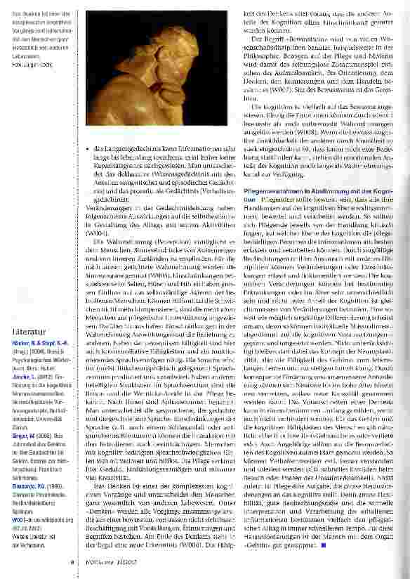 Vorschauseite 3: Das Kognitive des Menschen