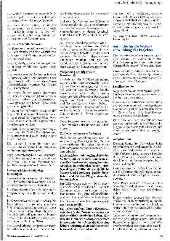 Vorschauseite 4: Ganzheitliche Wochenbettpflege Klin. Fortbildung - Neonatologie