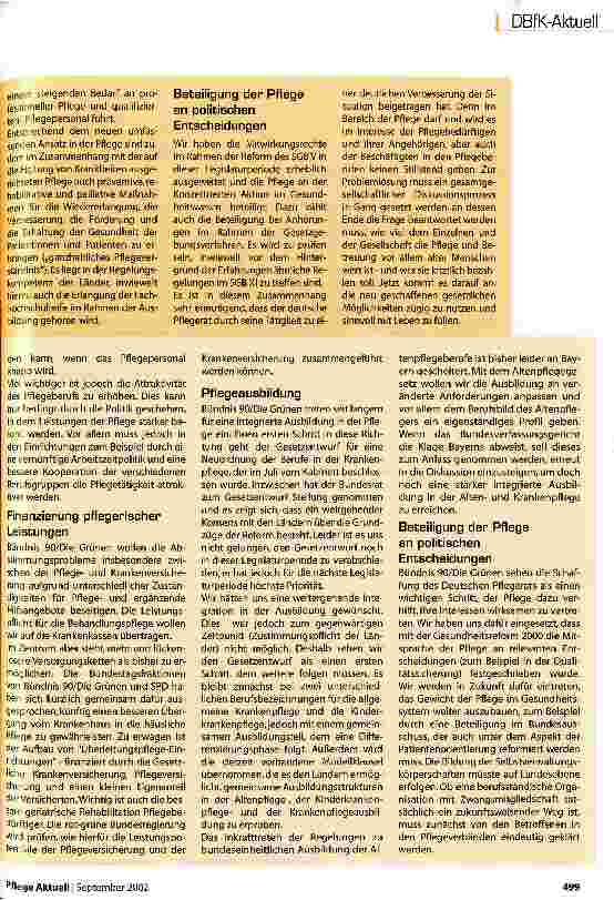 Vorschauseite 3: Wahlprüfsteine