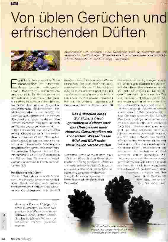 Vorschauseite 1: Von üblen Gerüchen und erfrischenden Düften