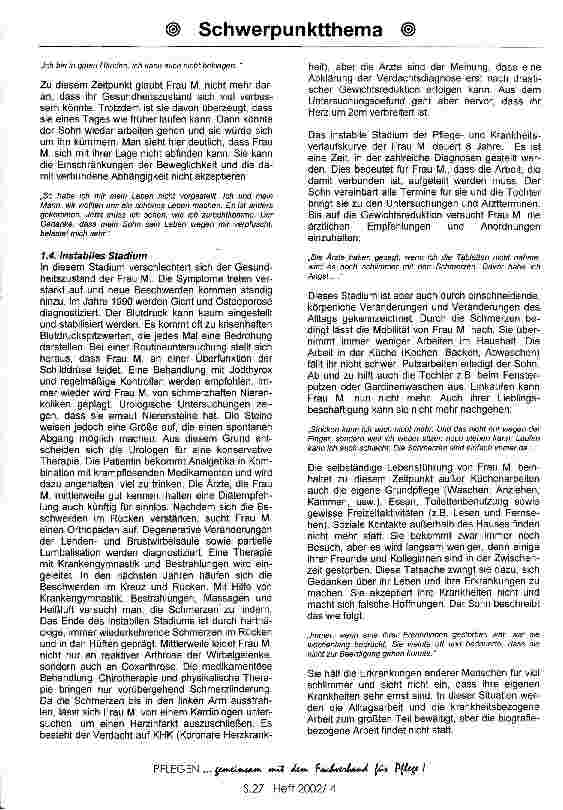 Vorschauseite 3: Krankheitsverlaufsphasen bei einer multimorbiden Patientin