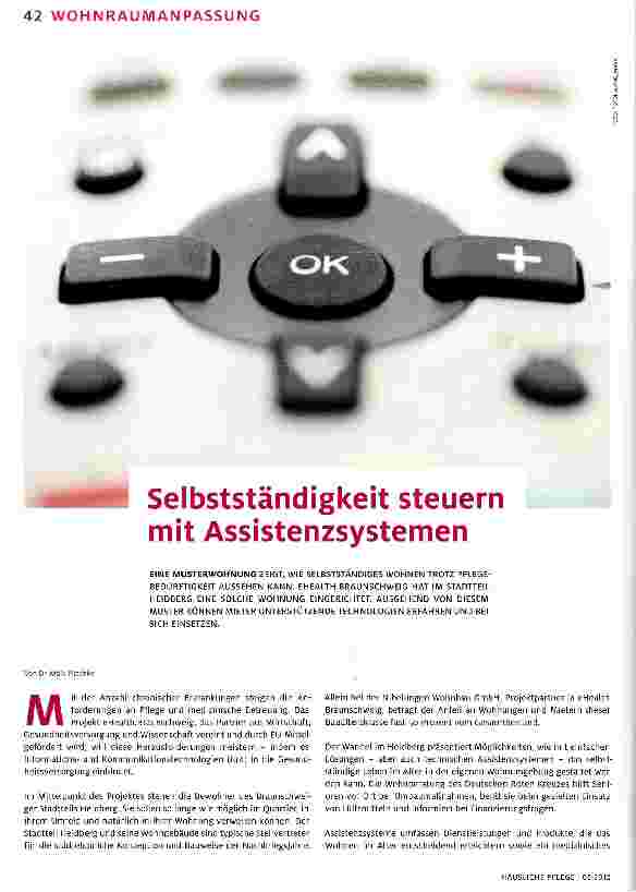 Vorschauseite 1: Selbstständigkeit steuern mit Assistenzsystemen