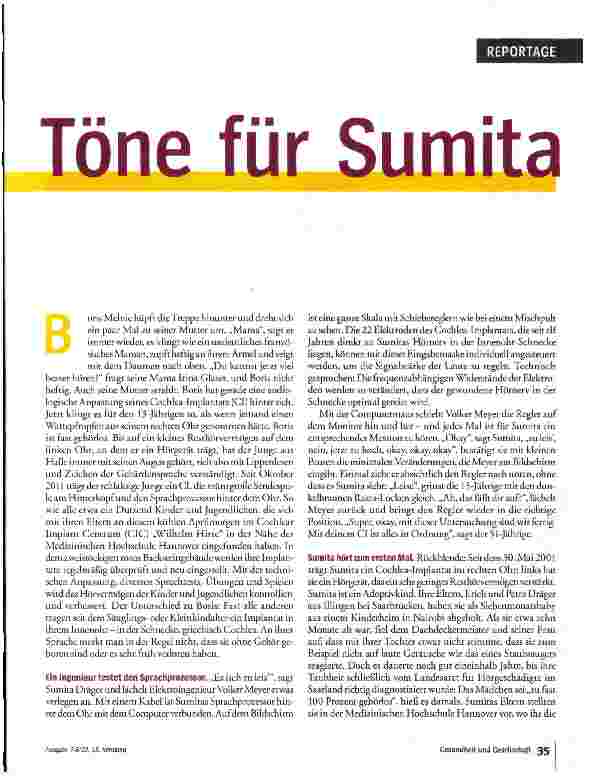 Vorschauseite 2: Töne für Sumita