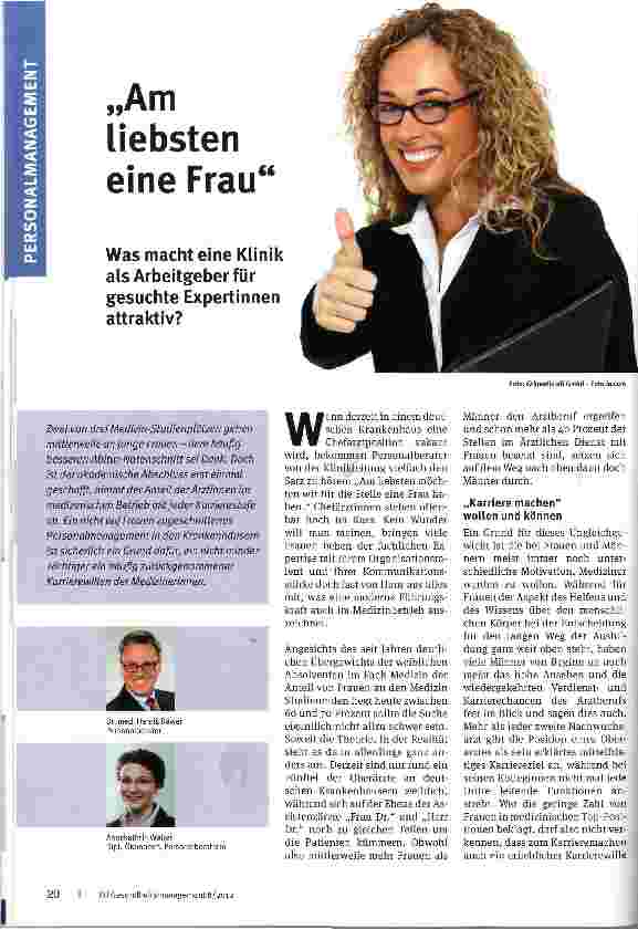 Vorschauseite 1: „Am liebsten eine Frau