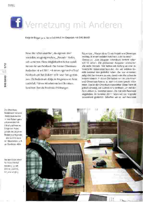 Vorschauseite 1: Vernetzung mit Anderen